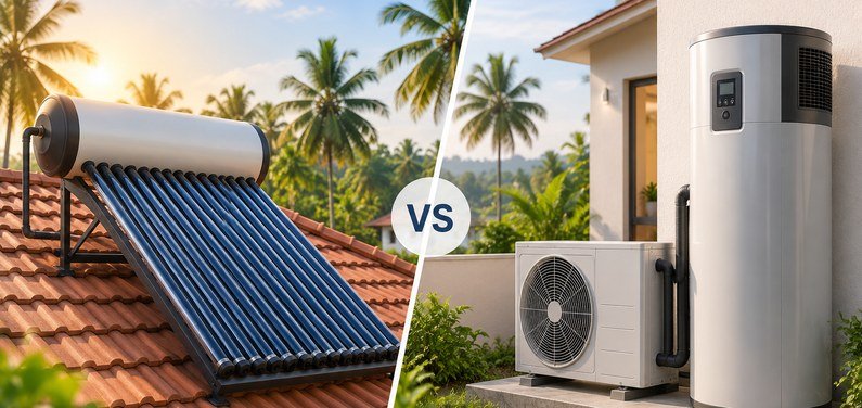 Solar Water Heater vs Heat Pump: Which Suits a Kerala Home?