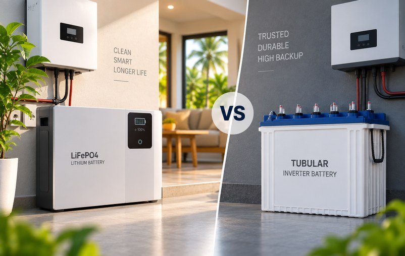 Lithium vs Tubular Inverter Battery: Which Should You Buy?