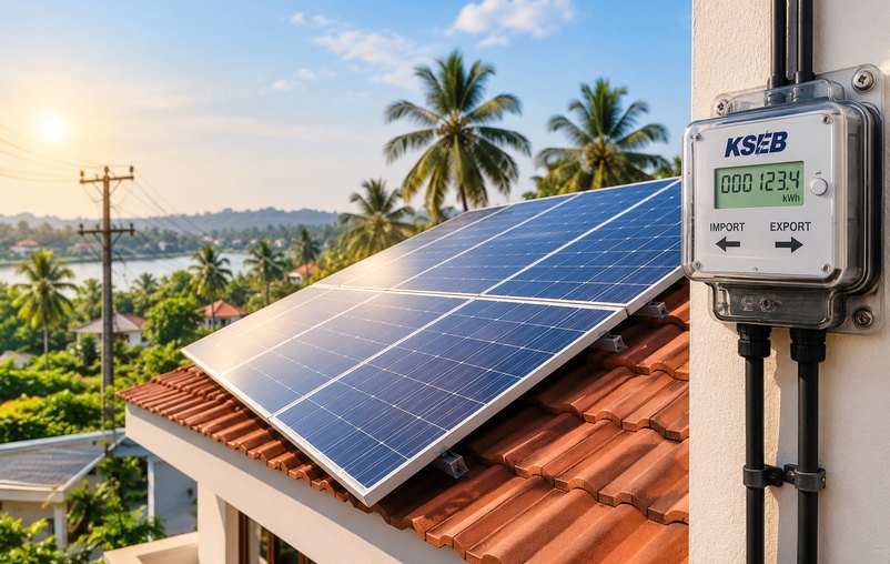 How KSEB Net Metering Works for Rooftop Solar in Kerala